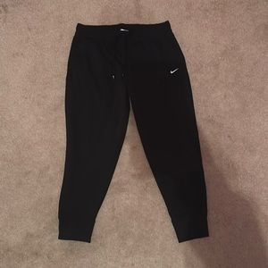 Nike black joggers size L